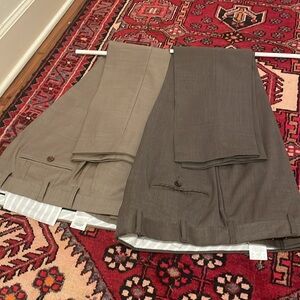 Brooks Brothers Italian Wool 1818 Milano Fit  2 Pant bundle